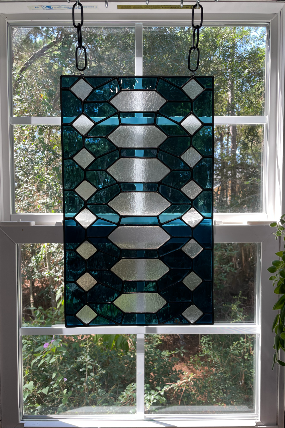 Snake Skin Panel - Blue