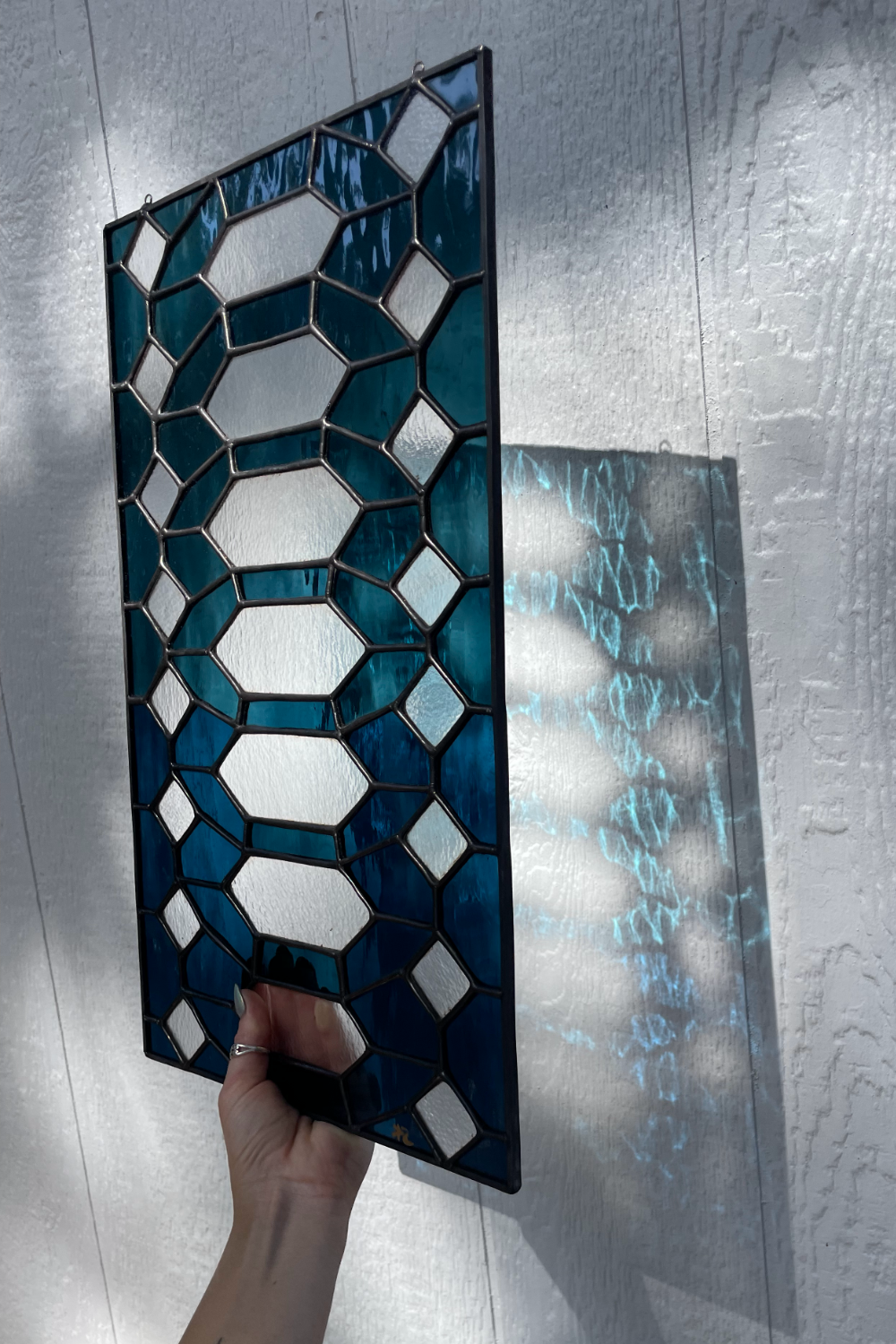 Snake Skin Panel - Blue