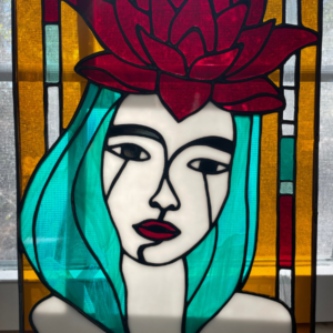 Rebirth Stained Glass Panel