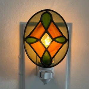 stained glass night light