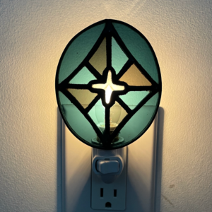 stained glass night light